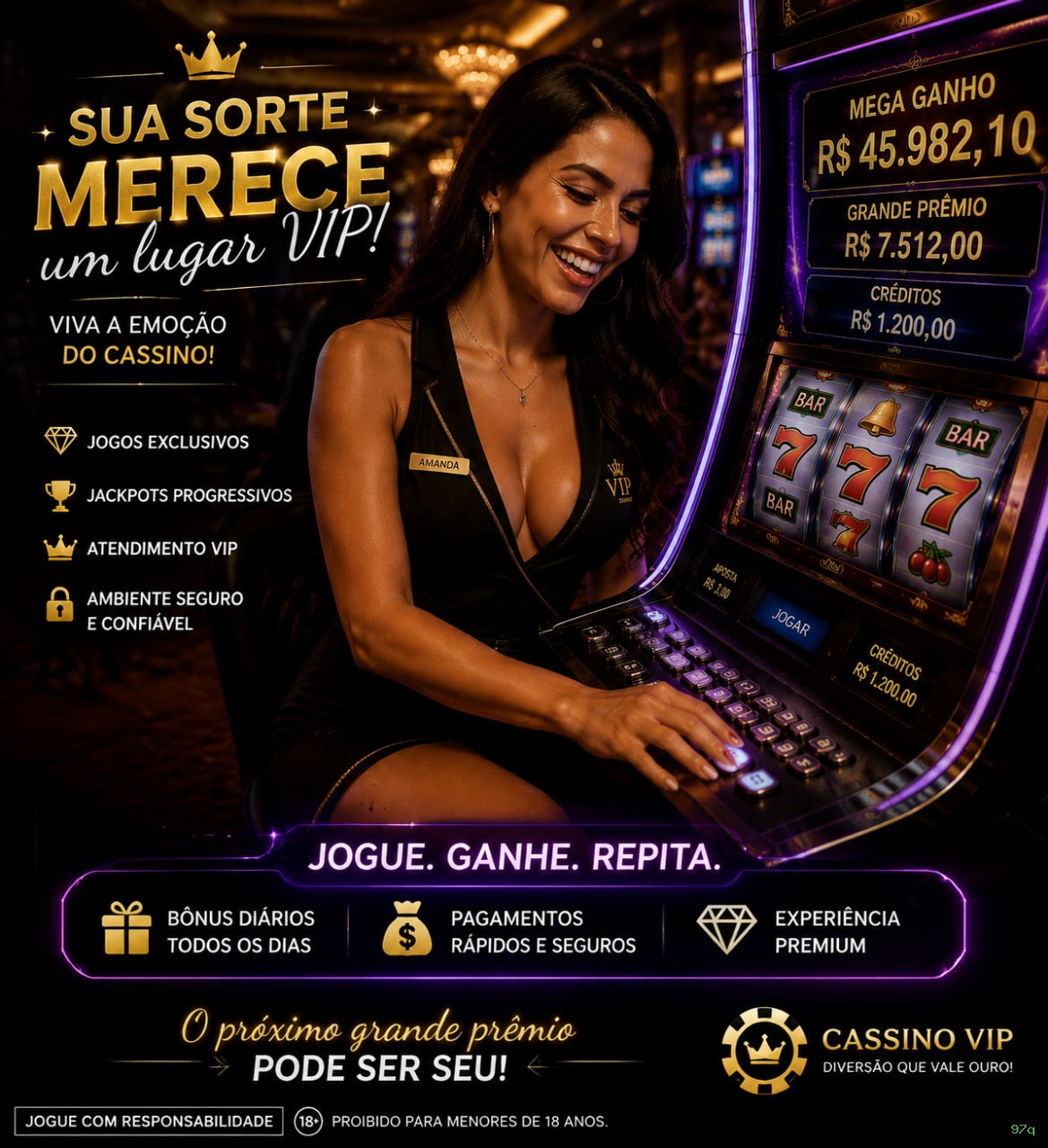 Configurações úteis dentro do app 97q
